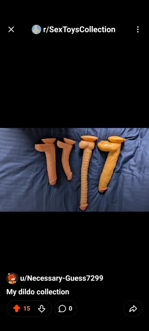 Small part of my dildo collection