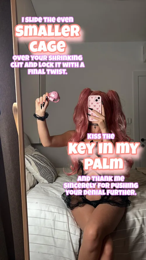 Smaller cage & deeper denial‍