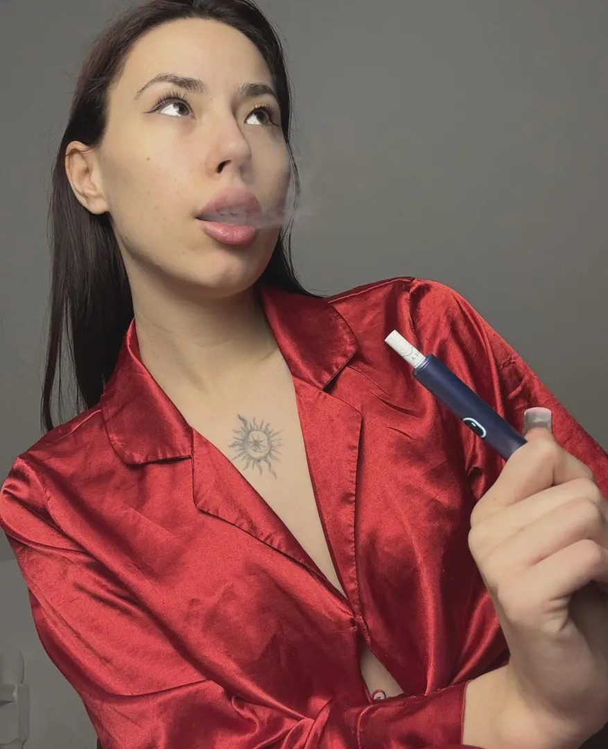 Smoking hot, and I don't just mean the cigarette