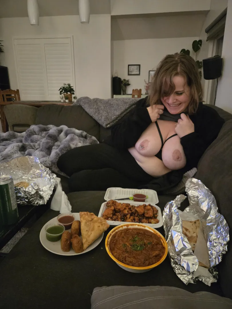 So baked and ready to fuck this food