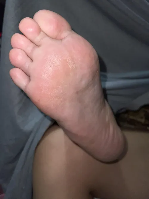 so close you can almost smell my Asian feet 