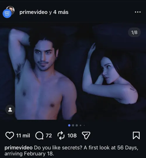 So now we got a confirmation of dove’s movie “56 days”