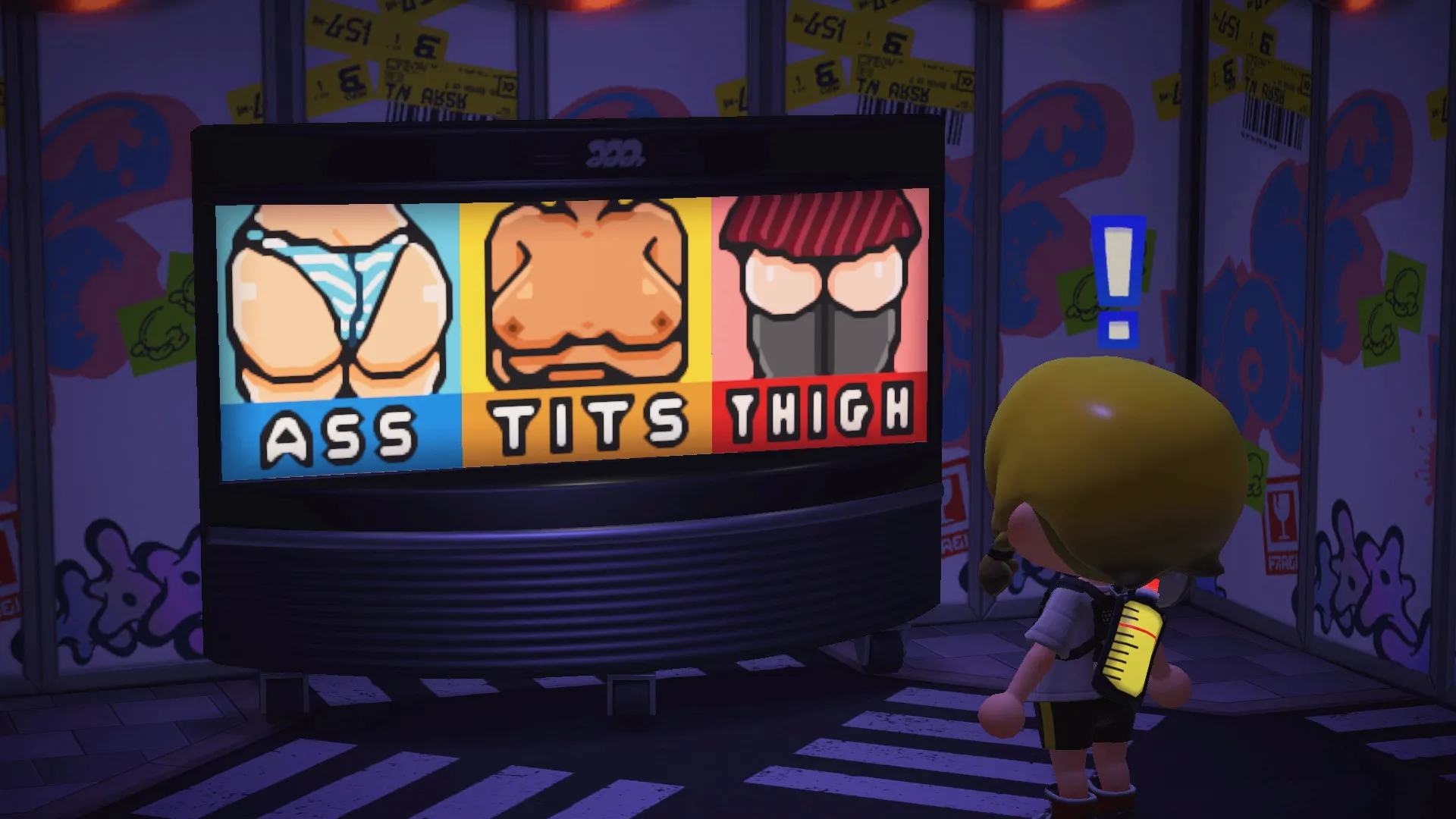 So you can customize the Splatfest terminal in ACNH... [OC]