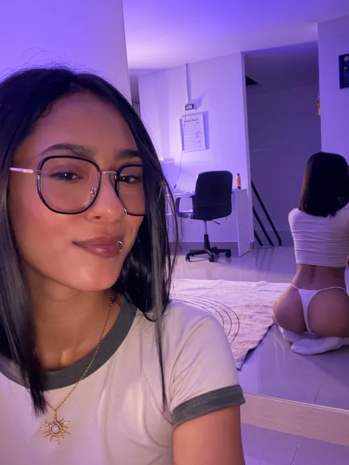 So you can see a little bit of me