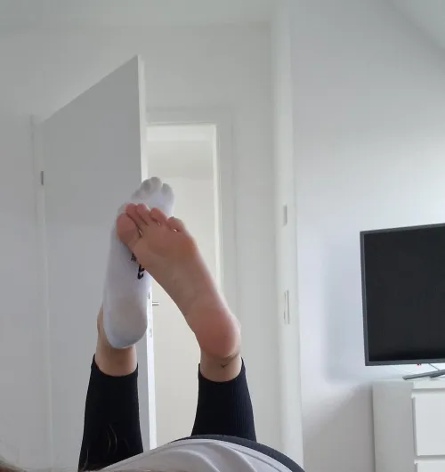 Socken an oder aus?  oder 