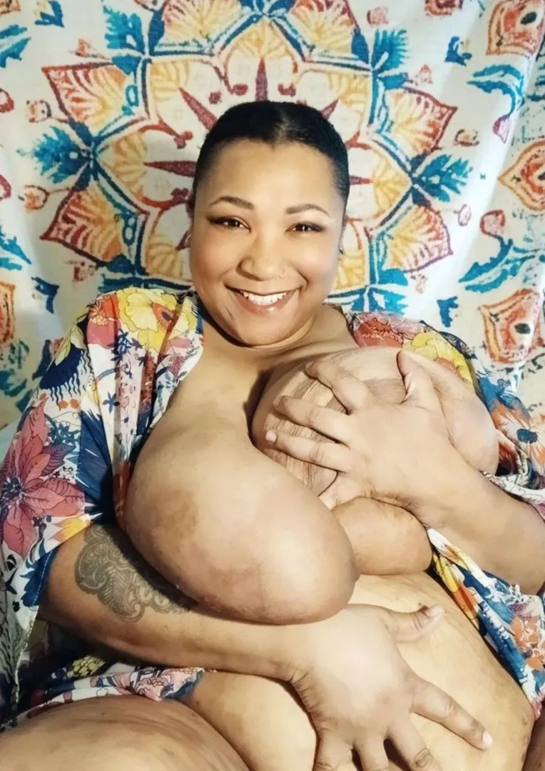 Soft and fluffy with massive tits