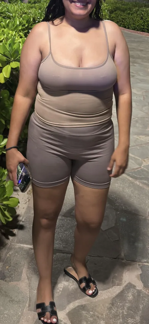 Some pierced nipples showing