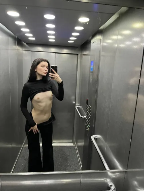 Someone will be lucky enough to meet me in the elevator