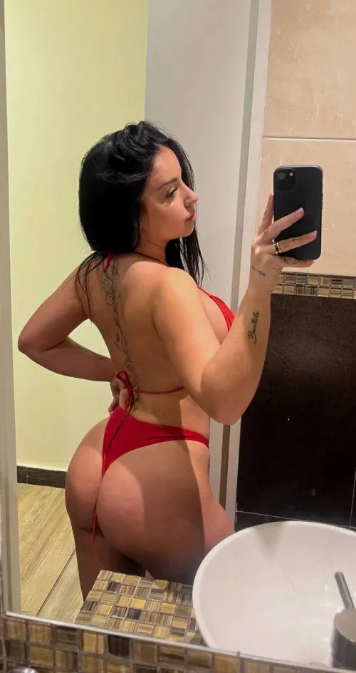 sometimes the back view speaks louder than words