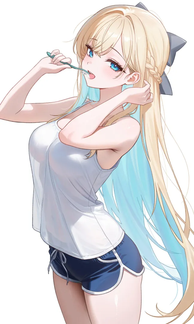 Sonya Brushing Her Teeth (Mumu Muw) [SChan's Original]