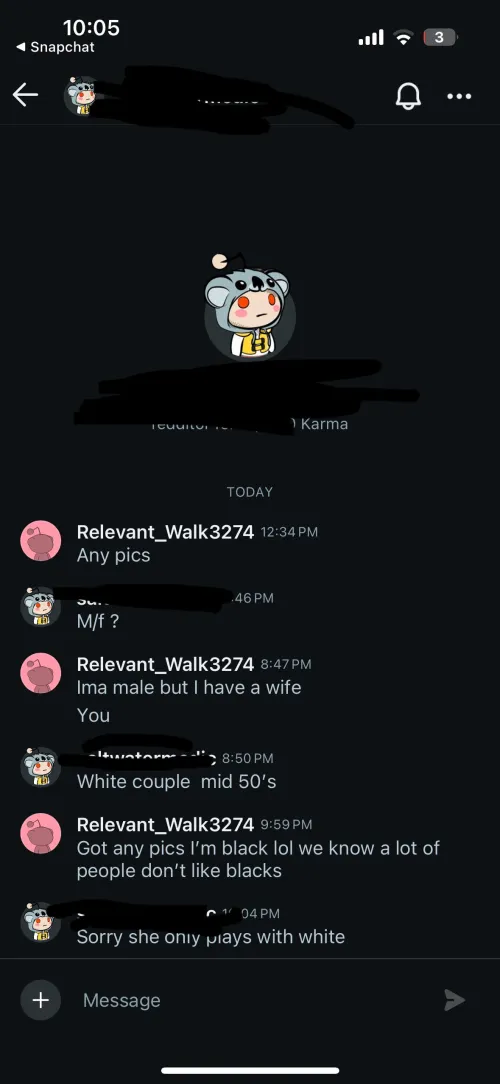 Sooo here’s the thing 75% of you people don’t like us black will you’ll make it be know so we can stay out your way thanks 