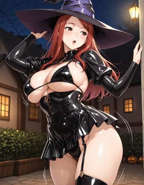 sorceress latex alternative outfit (Sorceress/dragons crown)