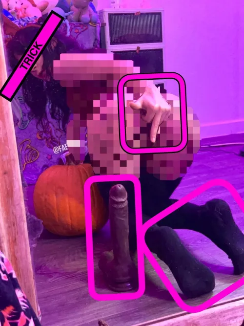 Sorry, whiteboi, but Faebear tricked you. No treat for you.