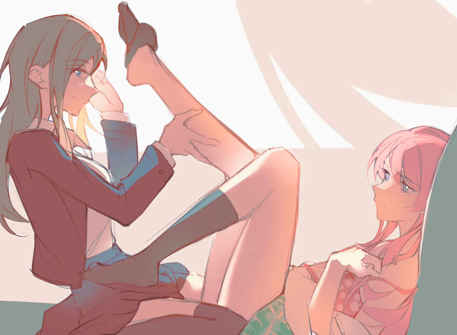 Soyo with Anon [BanG Dream!] (Akaga204)