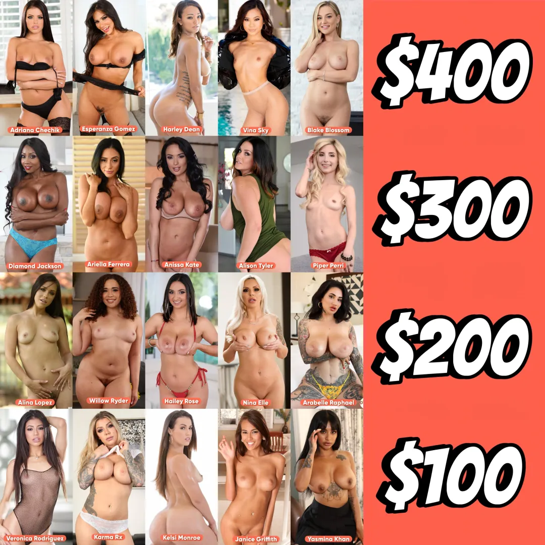Spend $700 on these pornstars