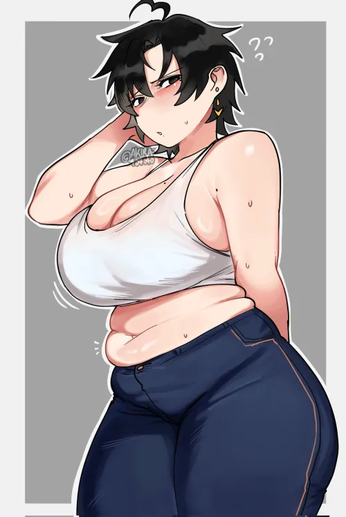 Spilling out over her tight Jeans (Neru OC) [Akira]