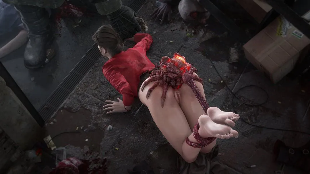 “S-stop breeding my a-a-ass” Claire ‘the anal slut’ Redfield loses a 1v1 with a NE-Parasite, looks like she’s gonna be a mommy~ [F4M]