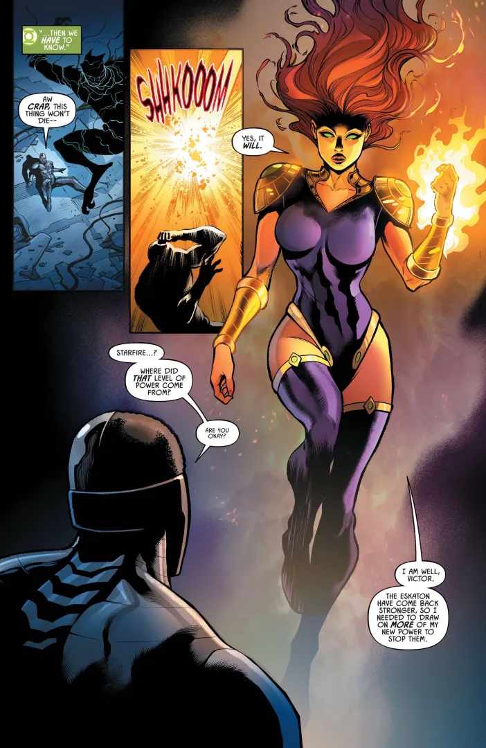 Starfire [Justice League Odyssey: Death of the Dark #10 (2019)]