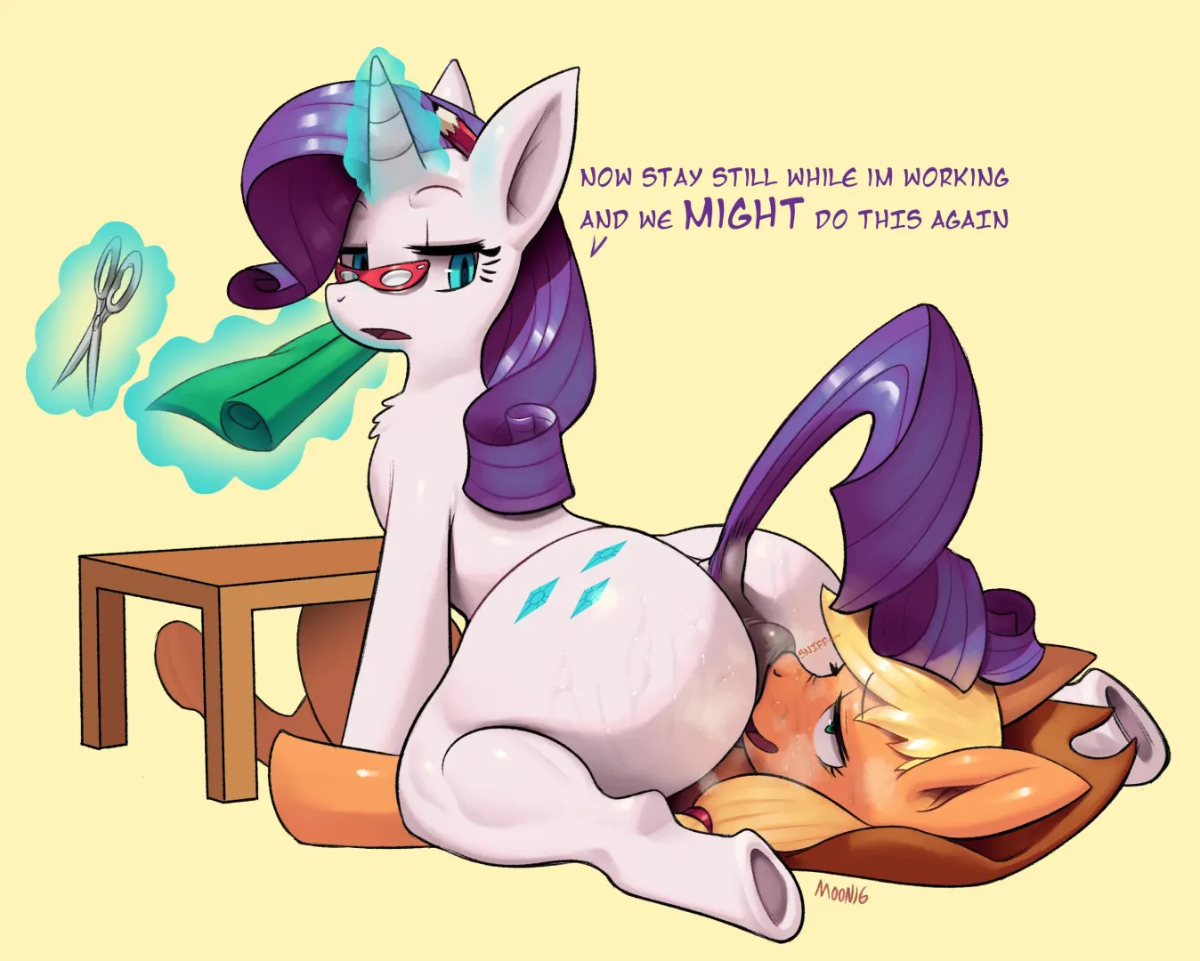 Stay perfectly still...and sniff (lilmoonie)