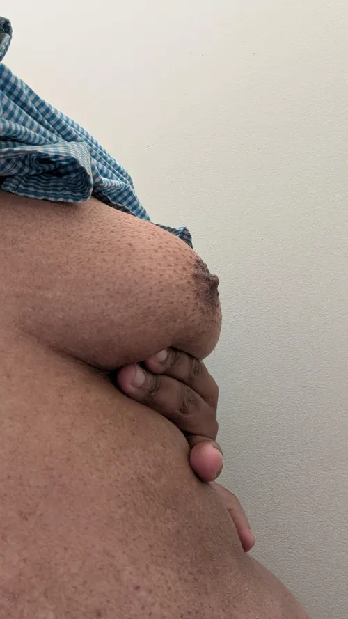 Stick your tongue out....