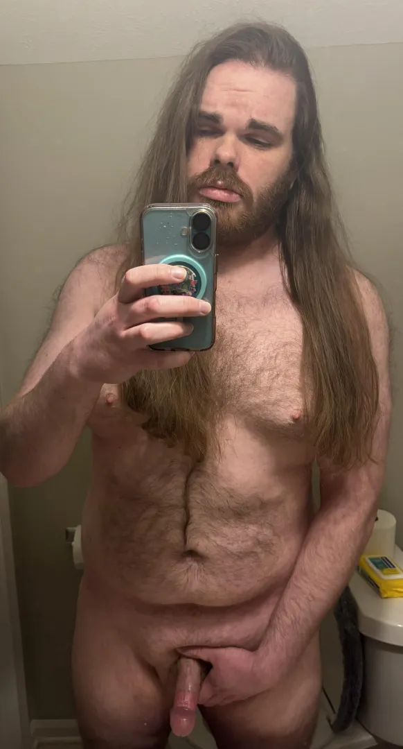 Stoned horny nudist