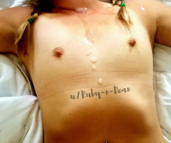 Straight down the middle