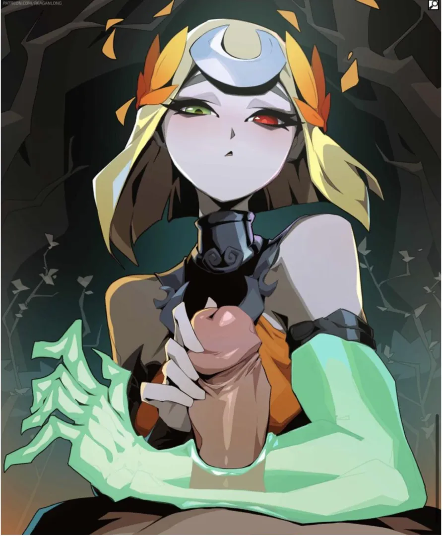 Straight through her