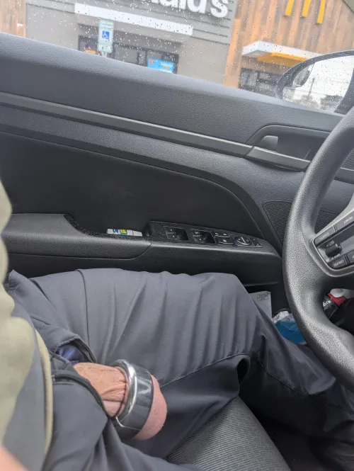 Stretching while out and about