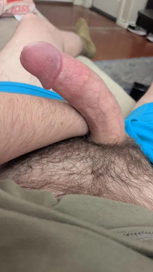 Suck me hard for your wife's pussy and then suck me clean after. You down?