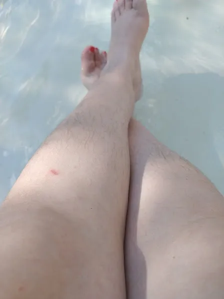 Summer legs, hairy legs