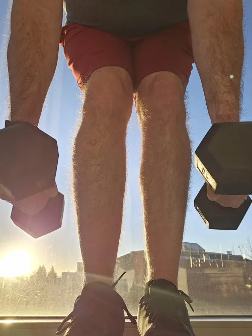 sun and weights coming up