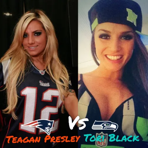 Super Bowl Sunday, who ya got? Teagan Presley or Tori Black?