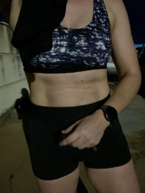 Super sweaty after Crossfit ✨