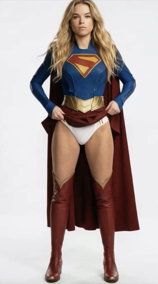 Supergirl (Milly Alcock) upskirt fan poster 3
