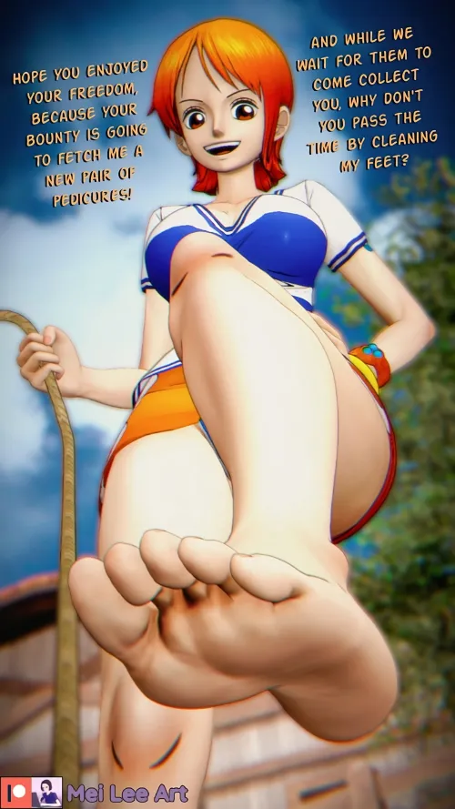 Swabbing The Foot (One Piece)