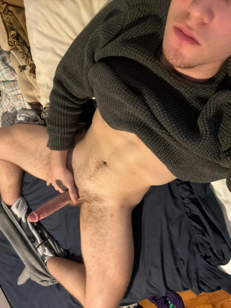 Sweater covering up a monster