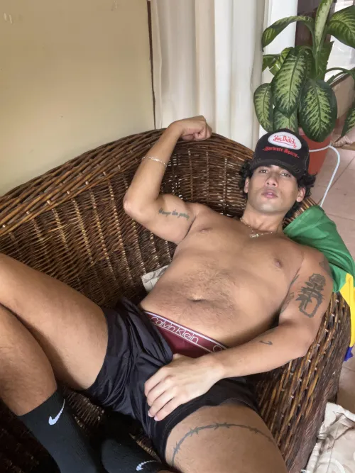 Sweaty after the gym