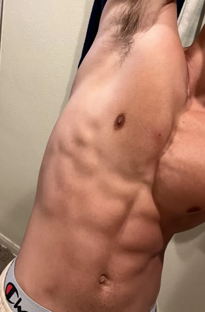 Sweaty and MANLY smelling 