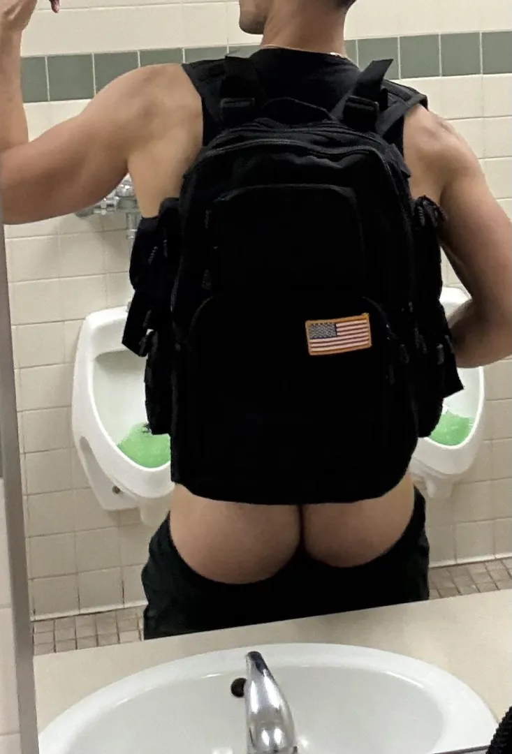 sweaty military ass …