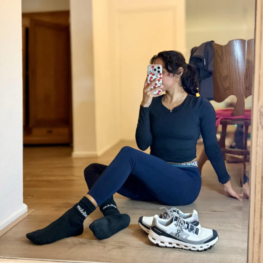 Sweaty socks after my workout