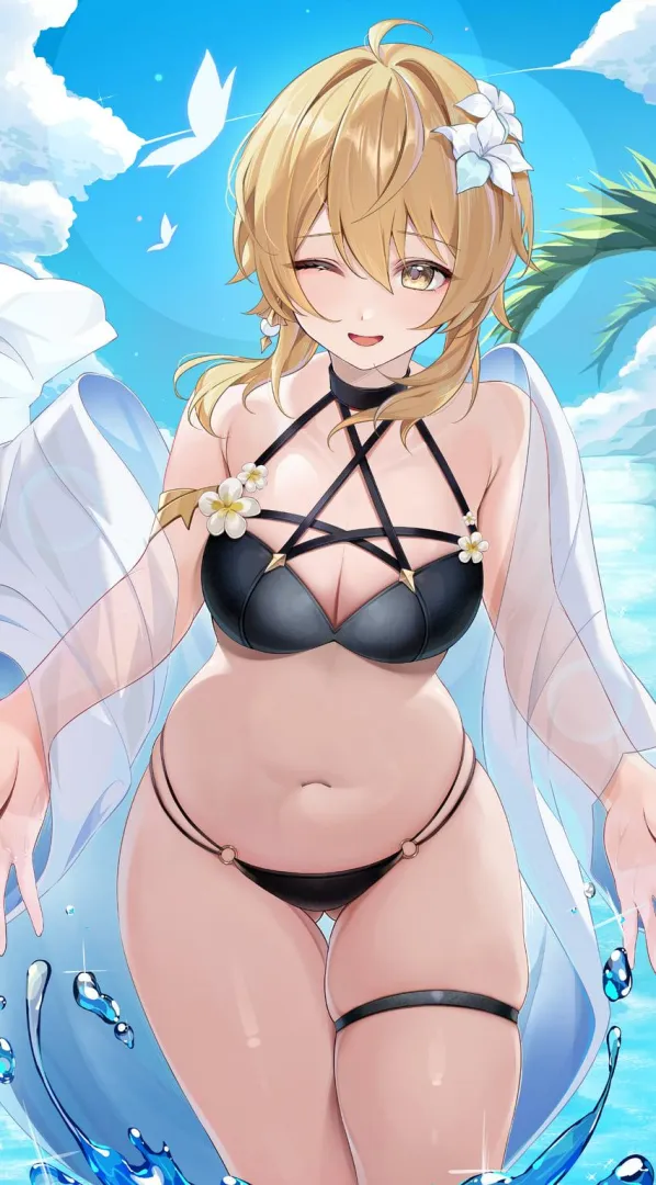 Swimsuit Lumine [Genshin Impact]