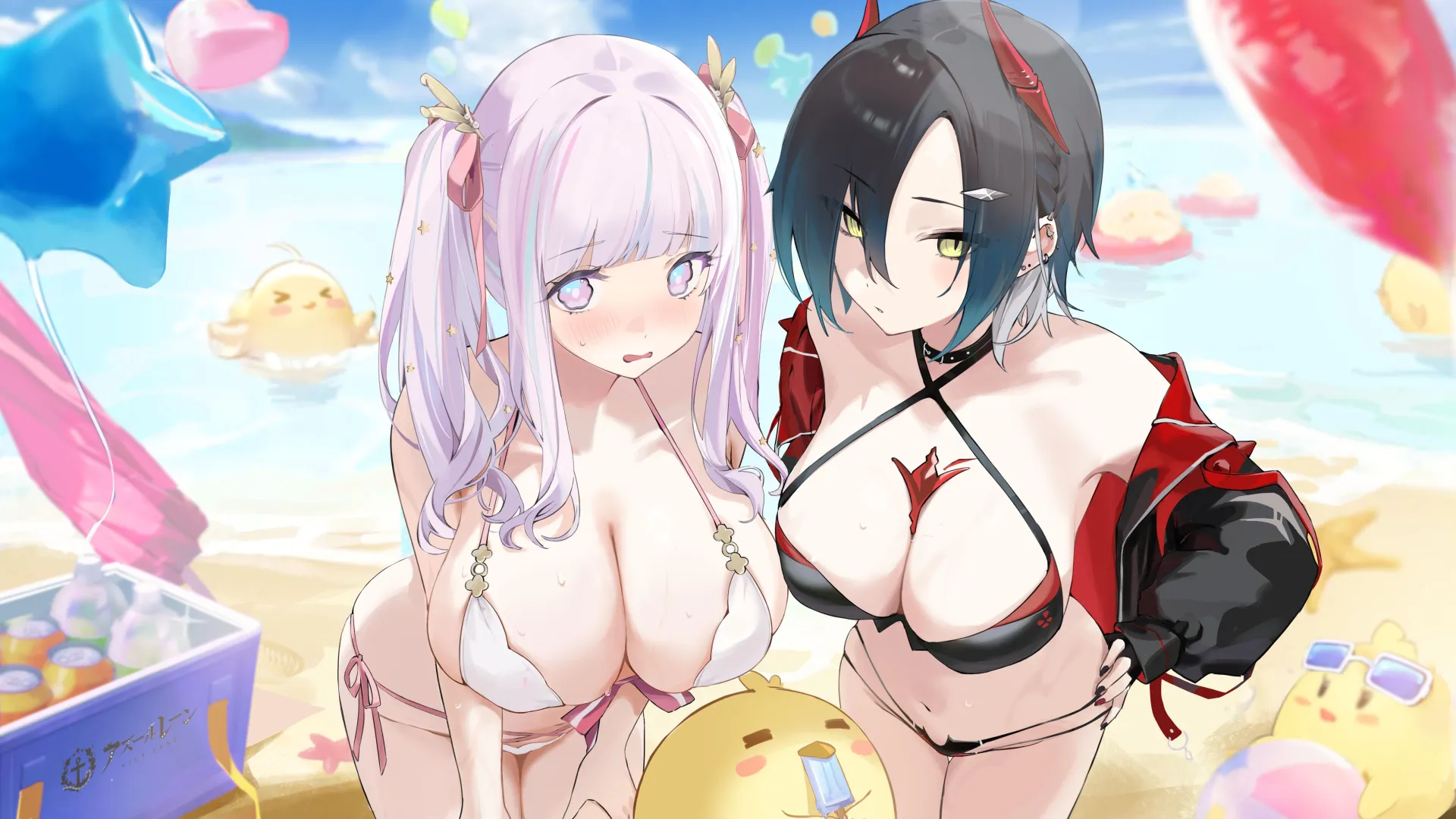 Swimsuit New Plymouth x Ulrich von Hutten [Azur Lane]