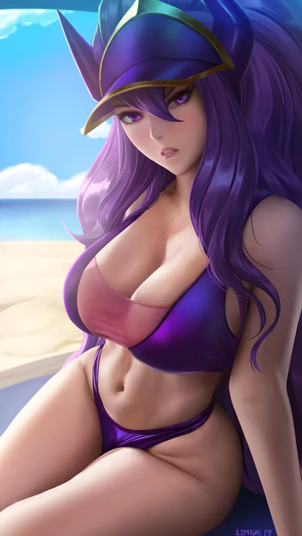 Syndra at the beach [League of Legends]