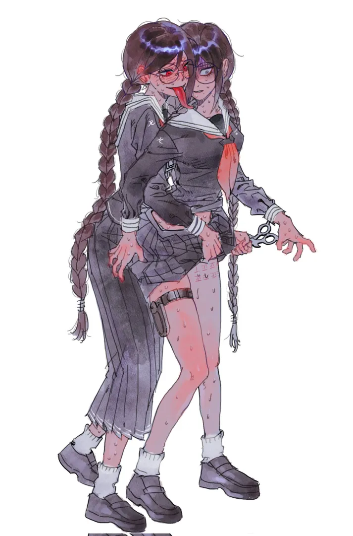 Syo all over Toko [Danganronpa] (Hamoosta)