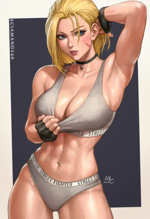 Take a sweet lick of Cammy's armpit