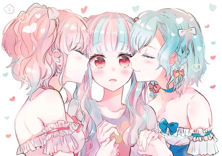 Taking her from both sides [BanG Dream!]