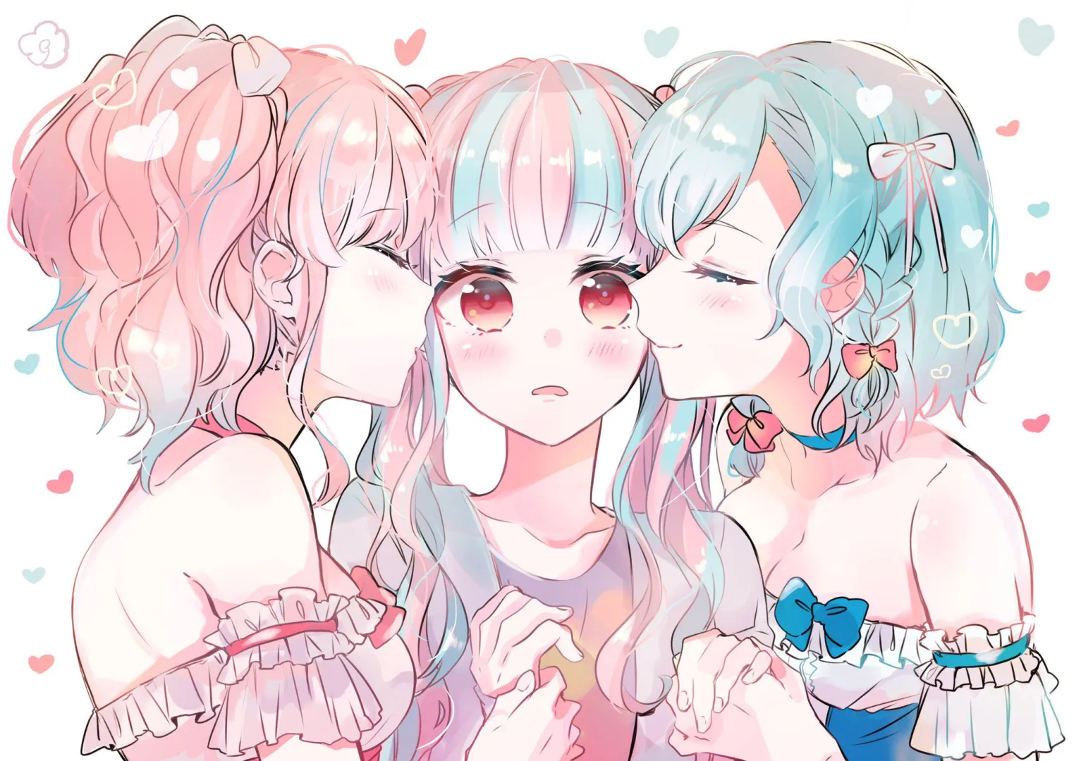 Taking her from both sides [BanG Dream!]