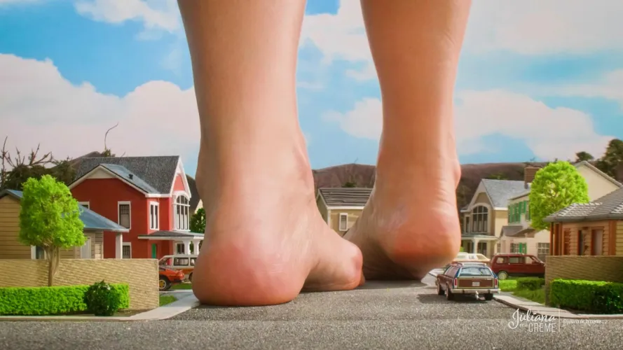 Taking my daily stroll through the neighborhood