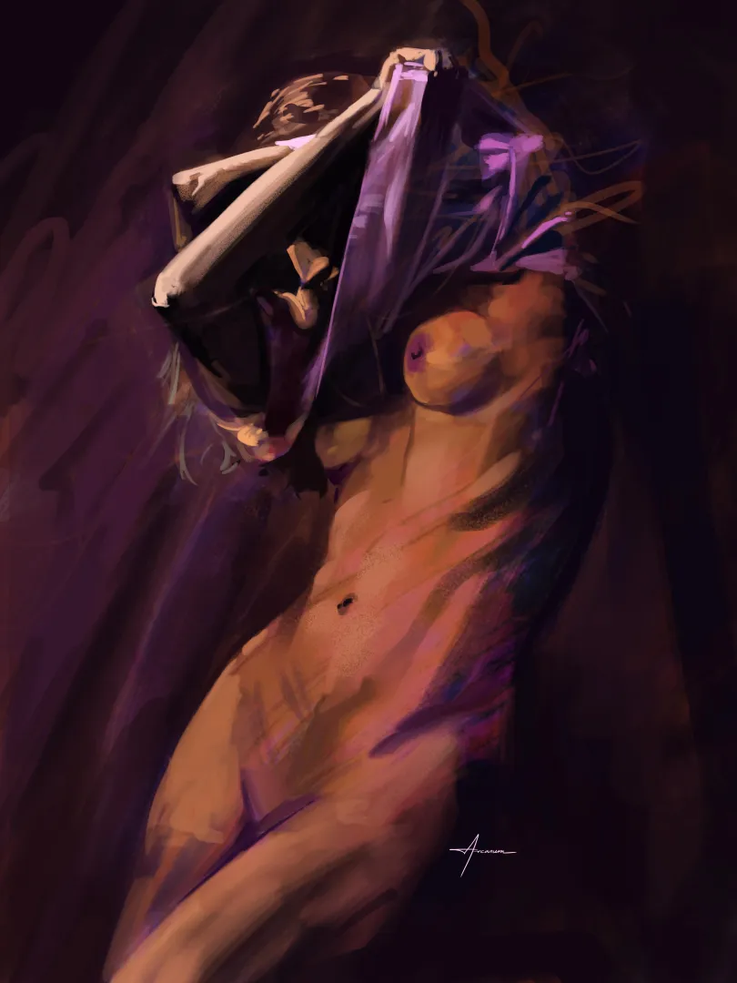 Taking off, digital painting