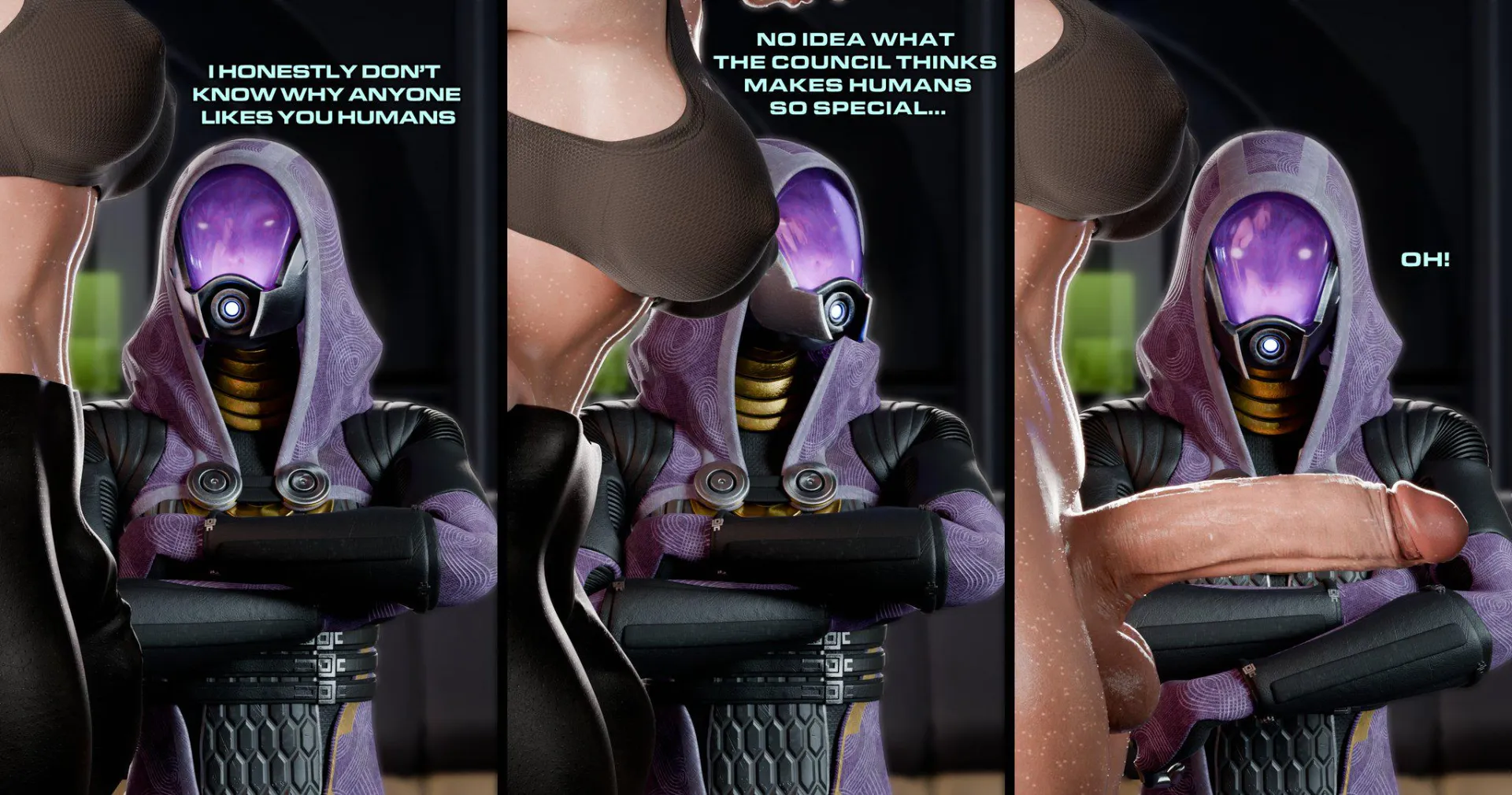 Tali meats human diplomacy [@OffModelStudio]